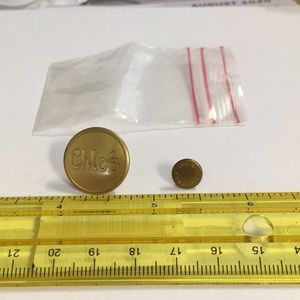 Chloe Metal Jeans Tack Button
